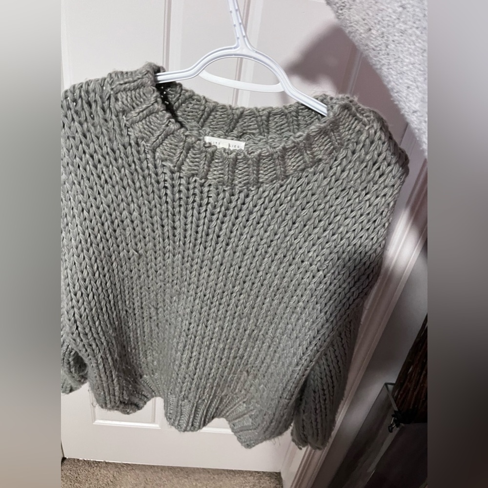 wool knit sweater, worn once
